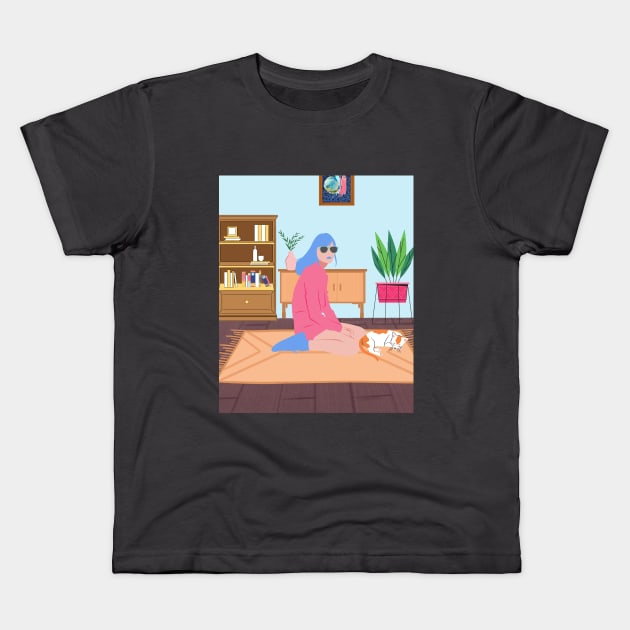 Relax Kids T-Shirt by Ema jasmine